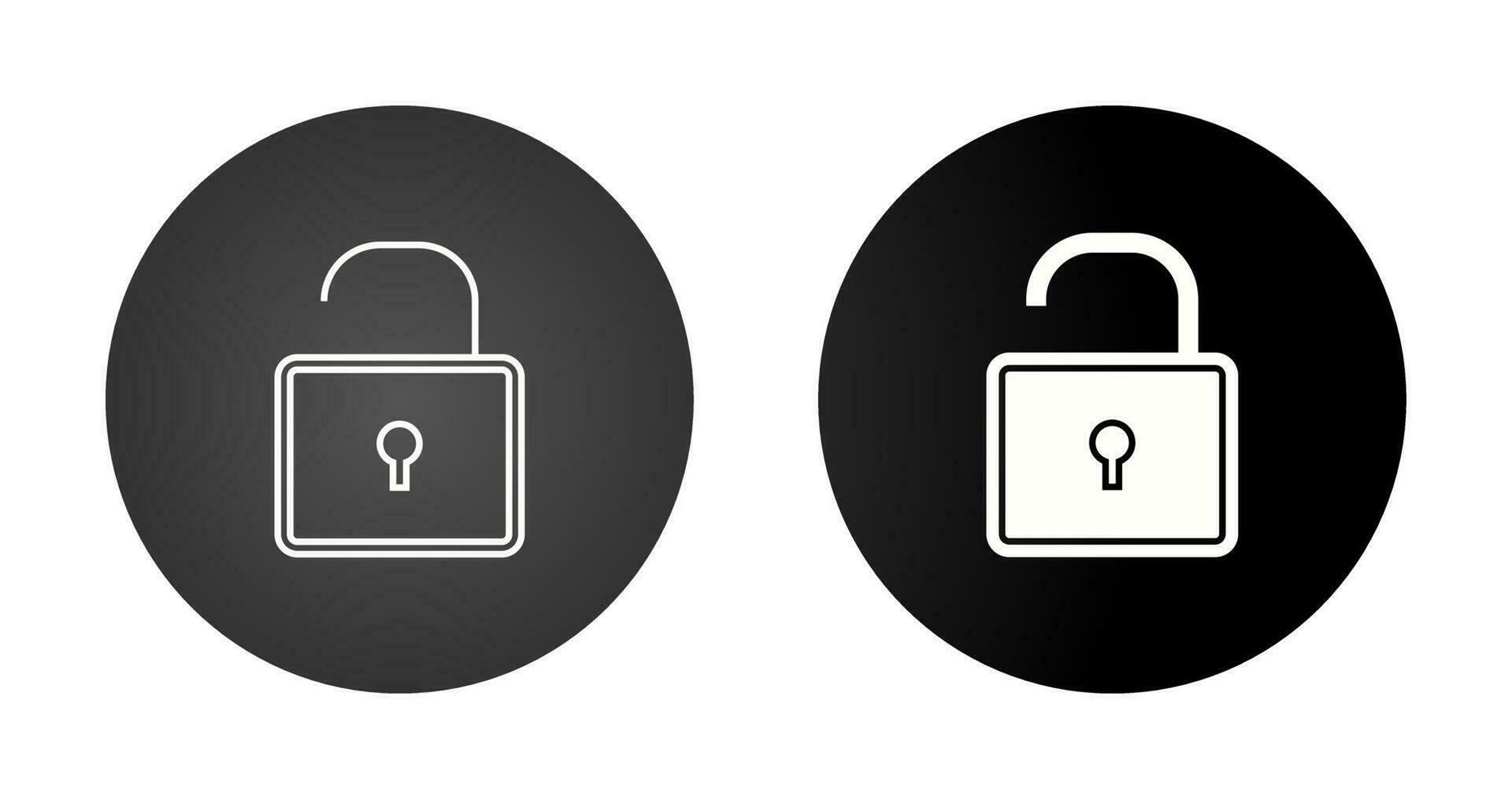 Open Lock Vector Icon Vector Icon