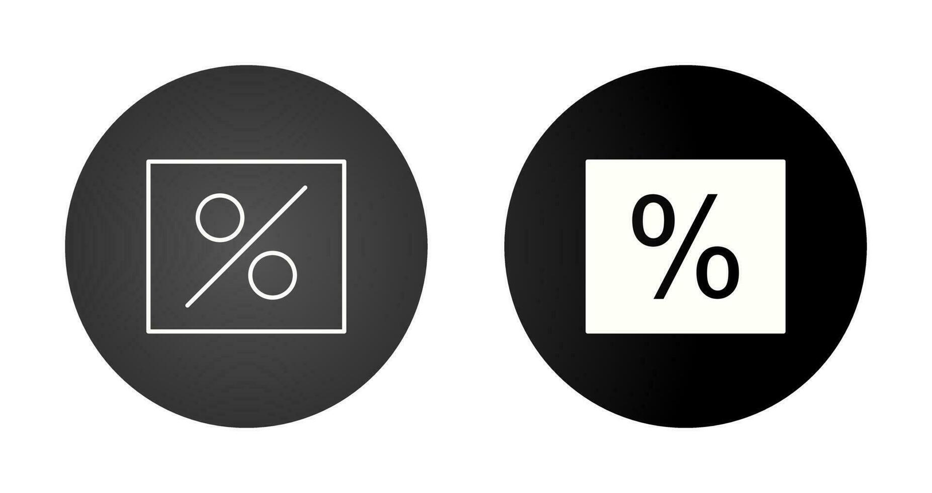 Percentage Vector Icon