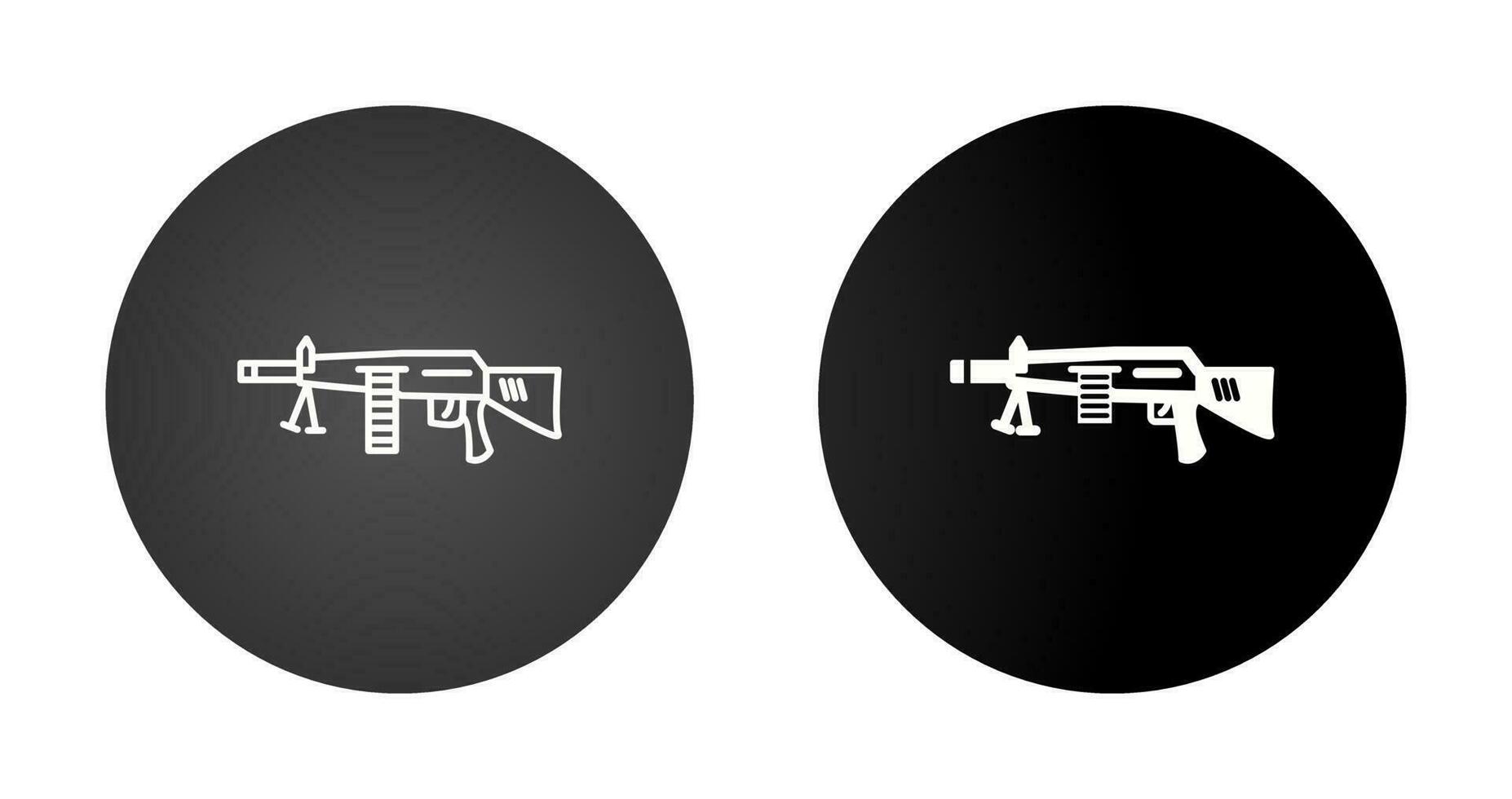 Machine Gun Vector Icon