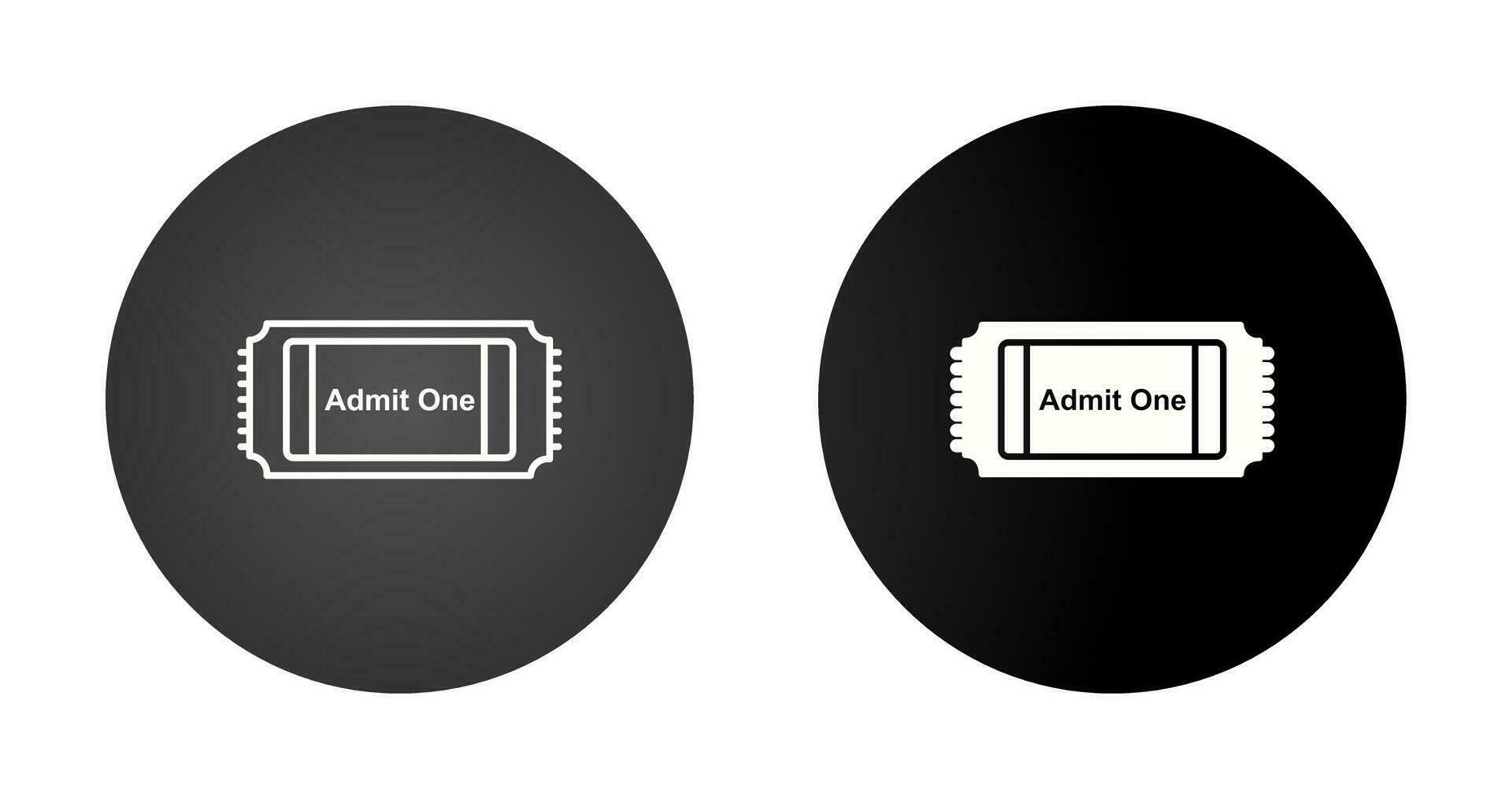 Movie Ticket Vector Icon