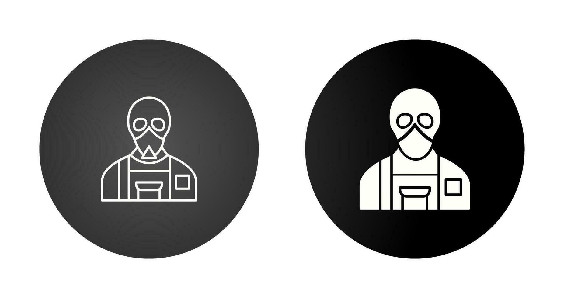 Gas Mask Vector Icon