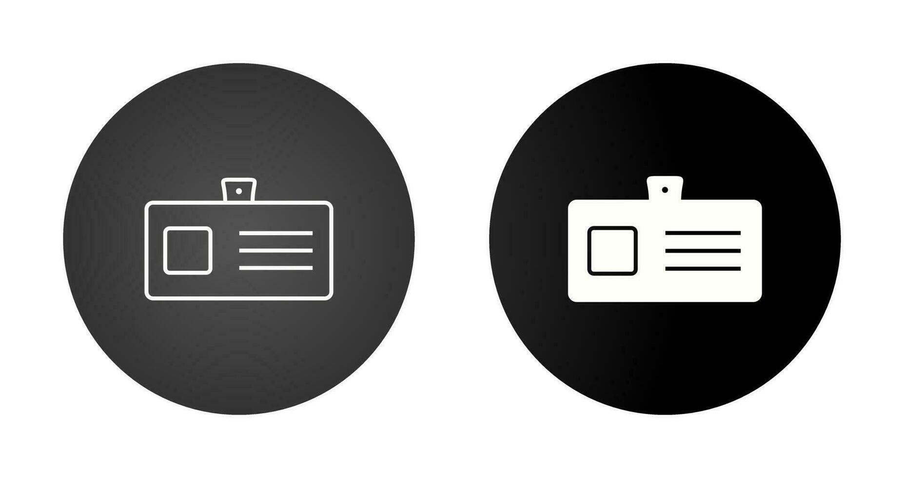 Identity Card Vector Icon