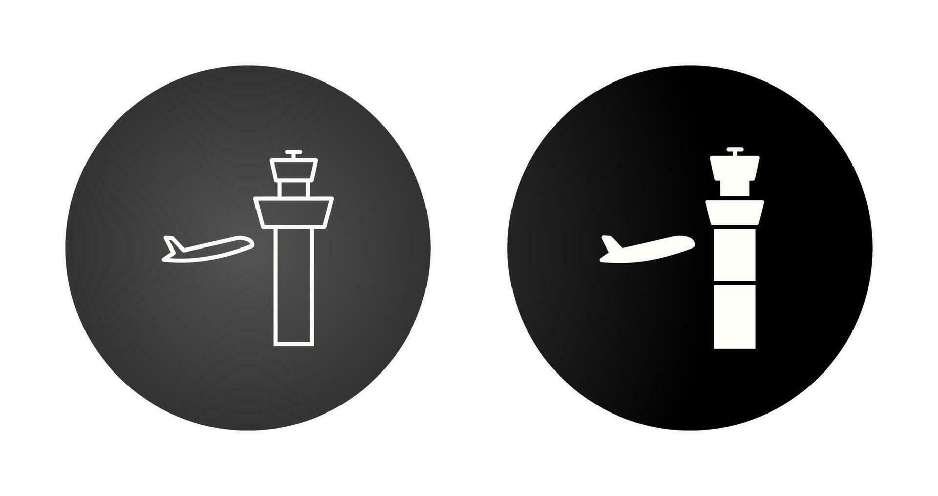 Air Control Tower Vector Icon