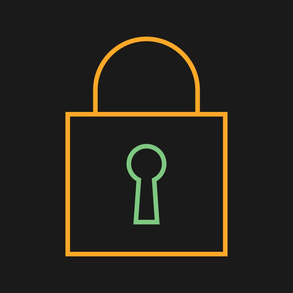 Closed Padlock Vector Icon