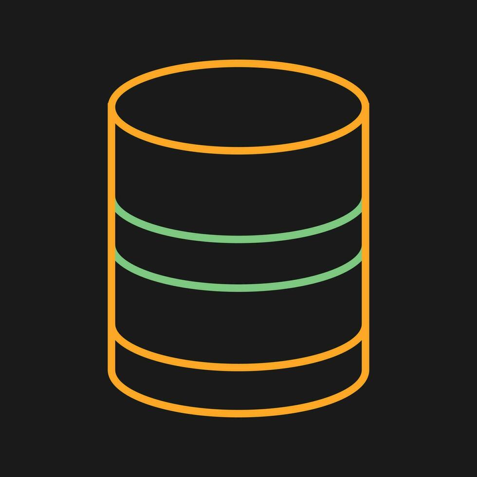 icono de vector de base de datos