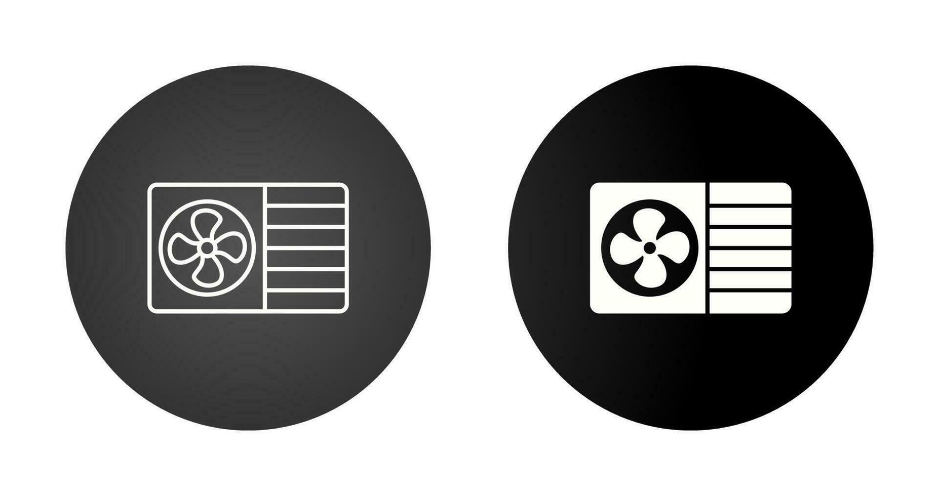 AC Window Unit Vector Icon
