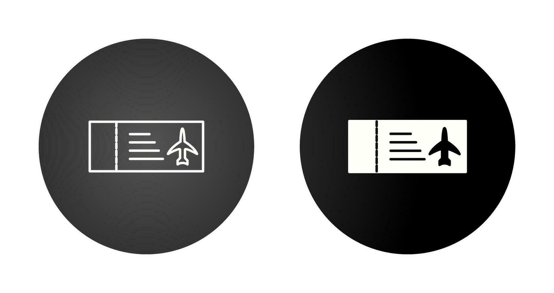 Plane Tickets Vector Icon