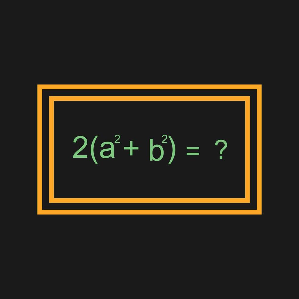 Solving Formula Vector Icon