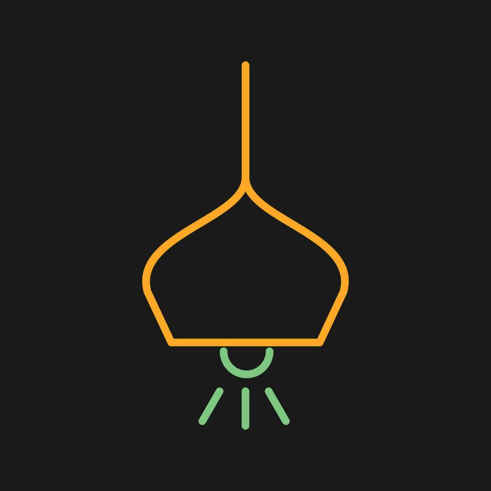 Overhead Light Vector Icon