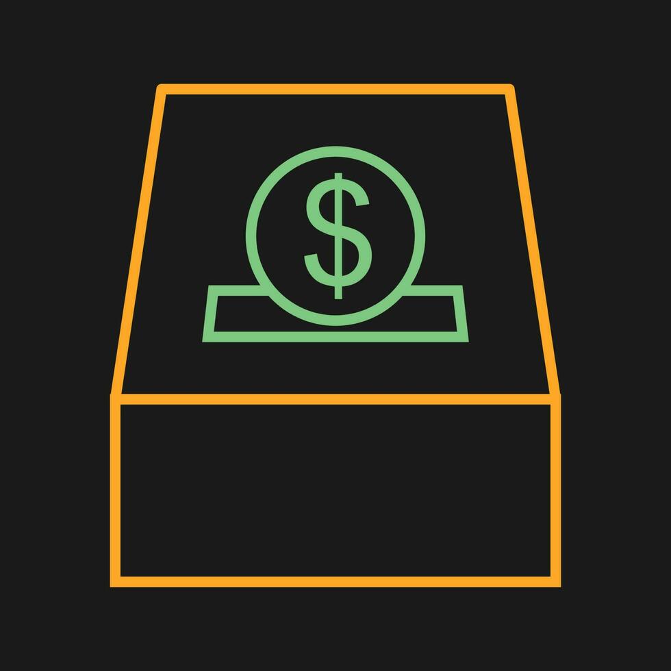 Charity Box Vector Icon