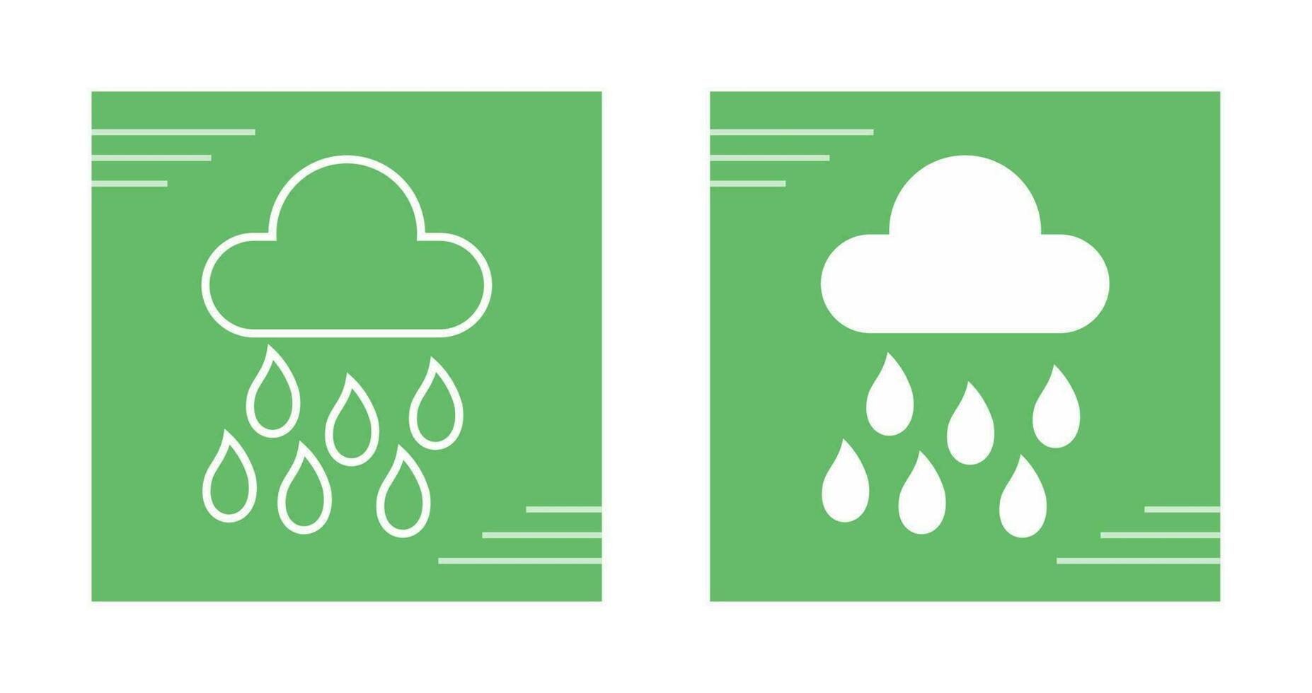 Rain Vector Icon