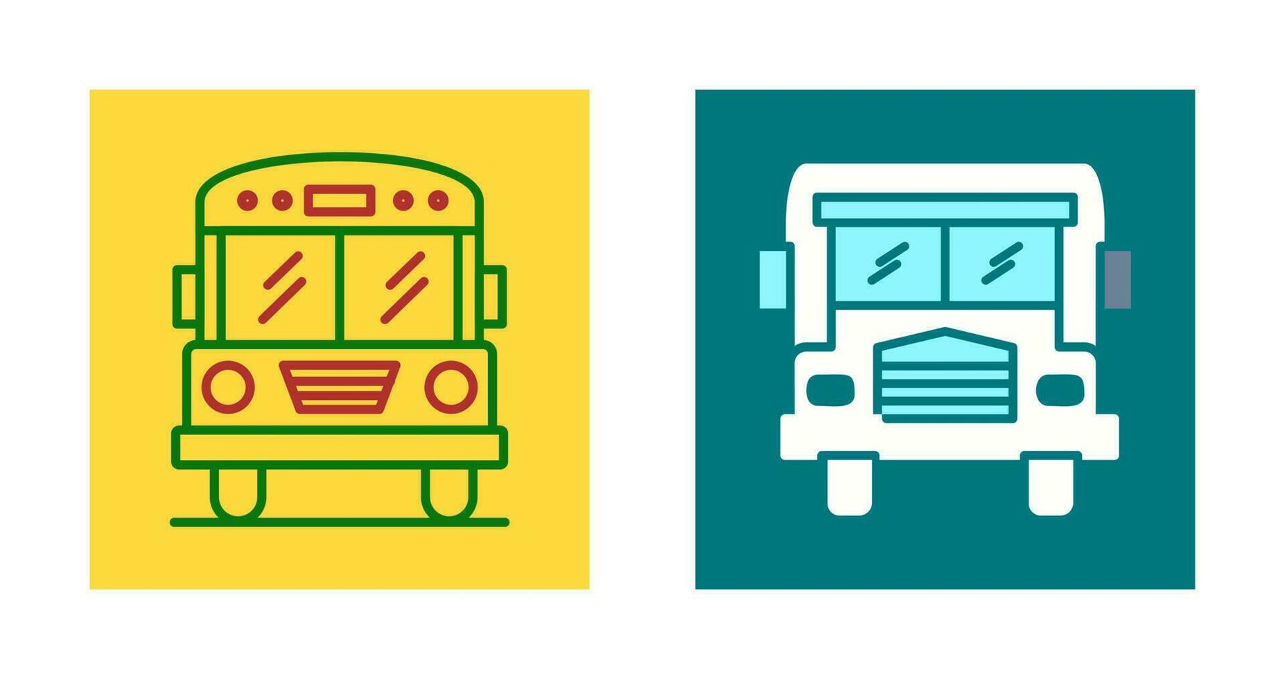 School Bus Vector Icon