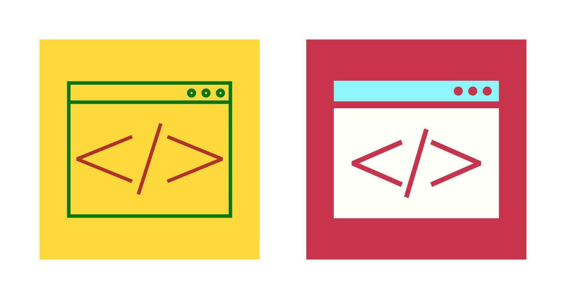 icono de vector de codificación html