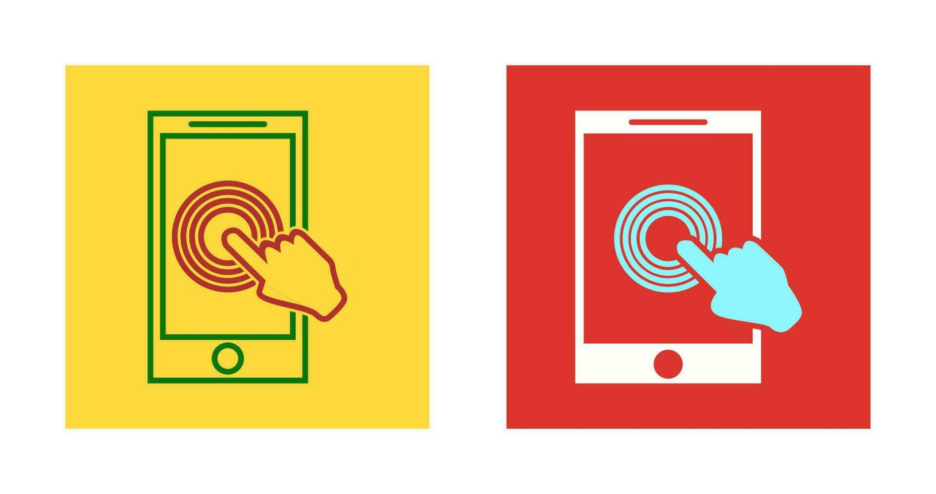 Touch Screen Vector Icon