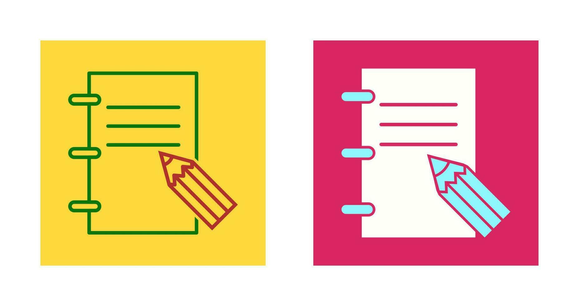 Notepad Vector Icon
