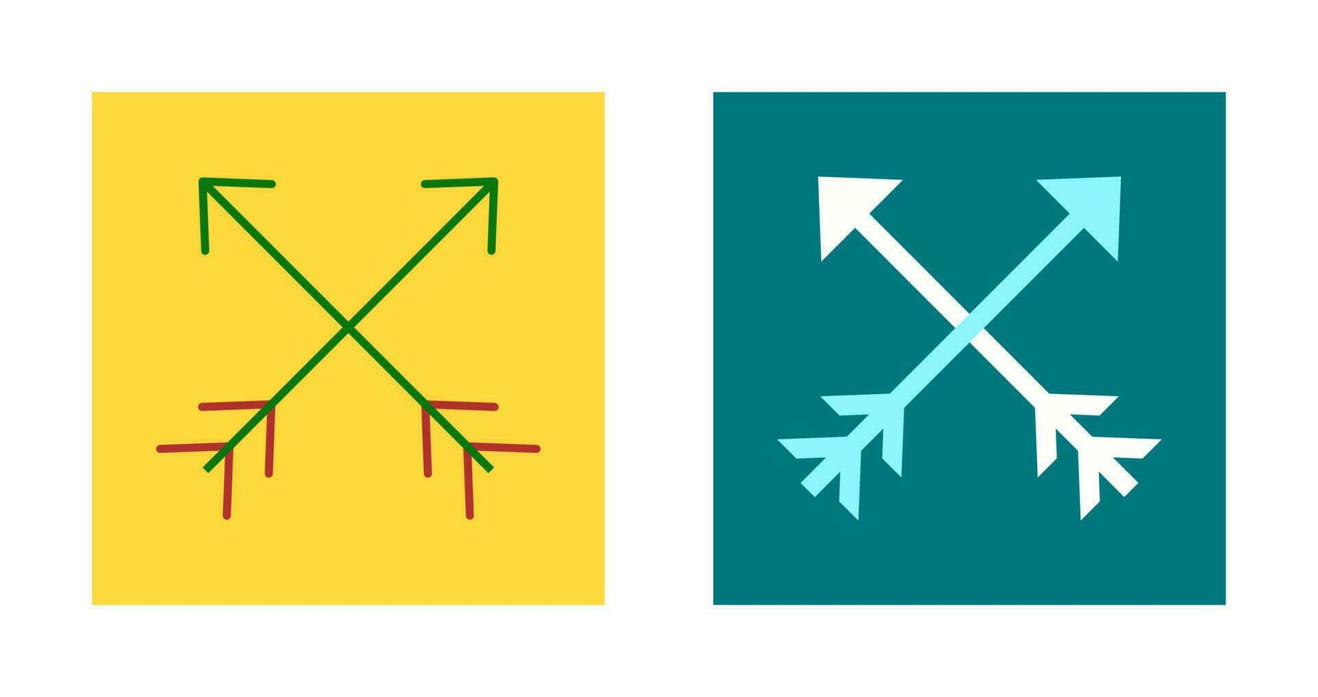 Two Arrows Vector Icon