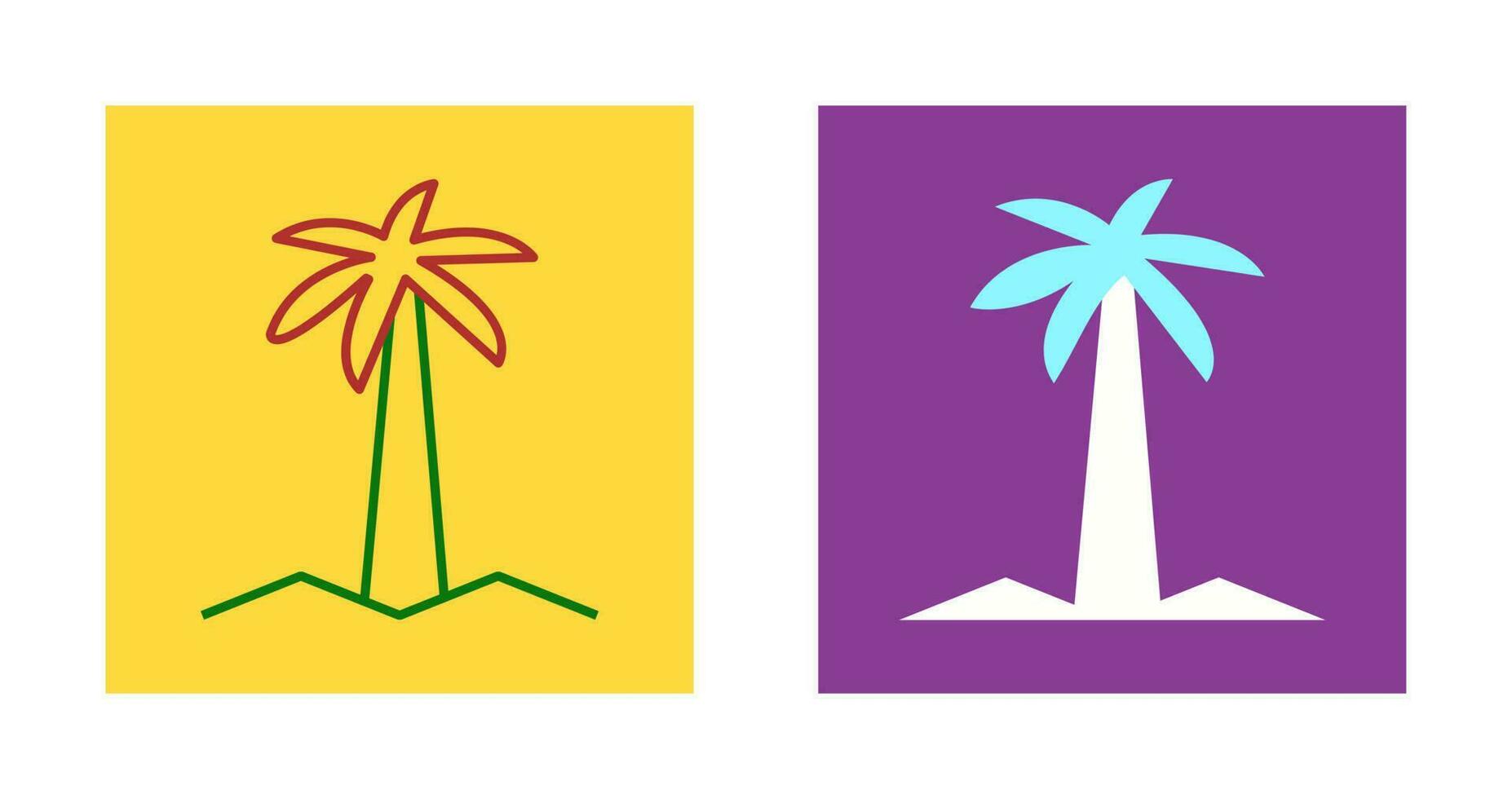 Coconut Tree Vector Icon