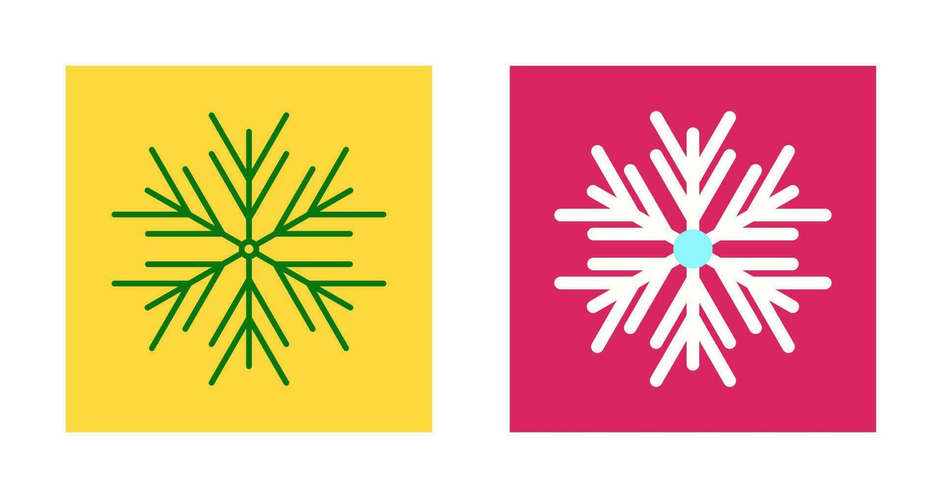 icono de vector de copo de nieve