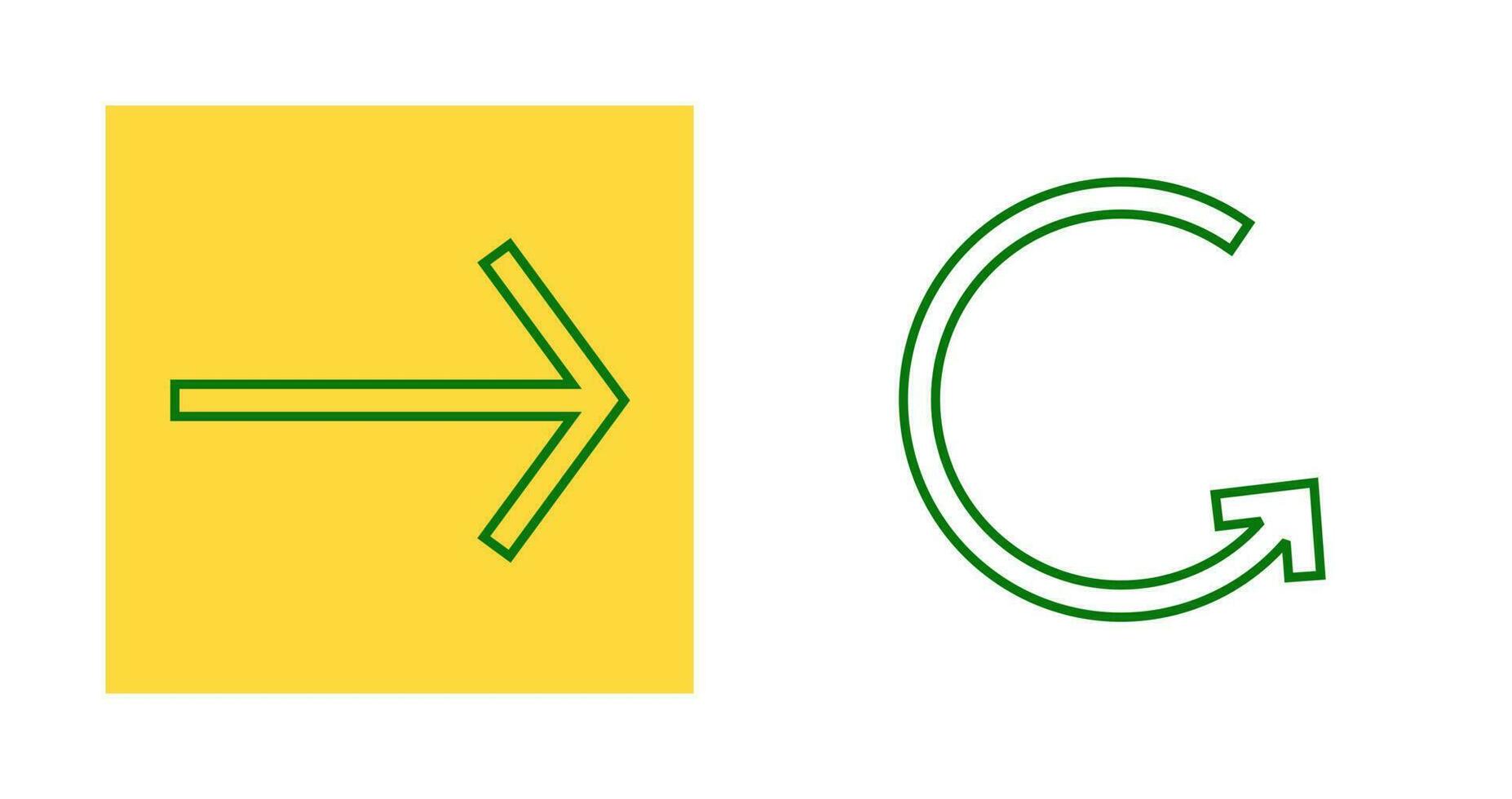 Right Back Arrow Vector Icon