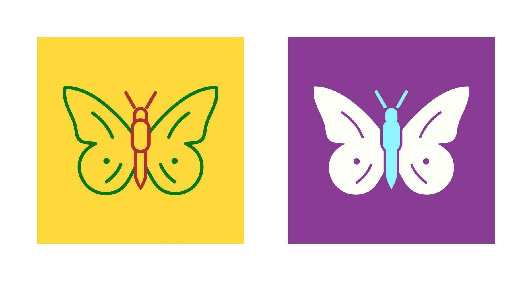 icono de vector de vuelo de mariposa