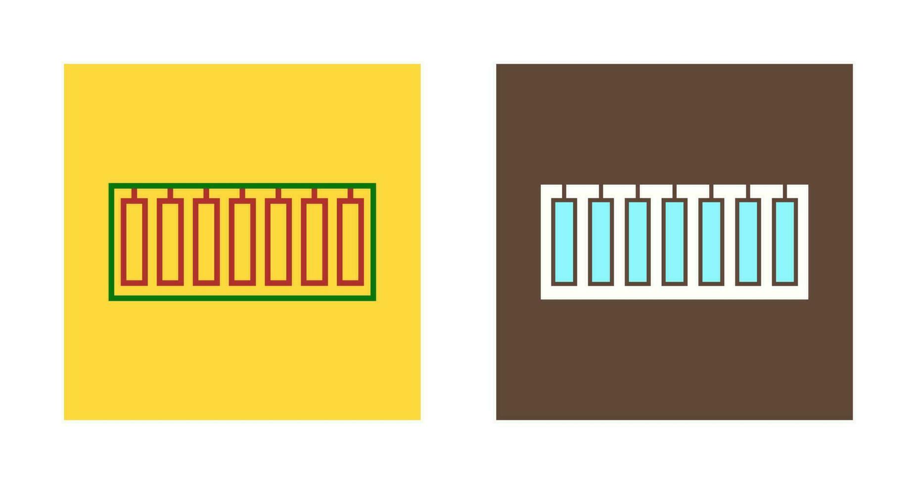 Piano Keys Vector Icon