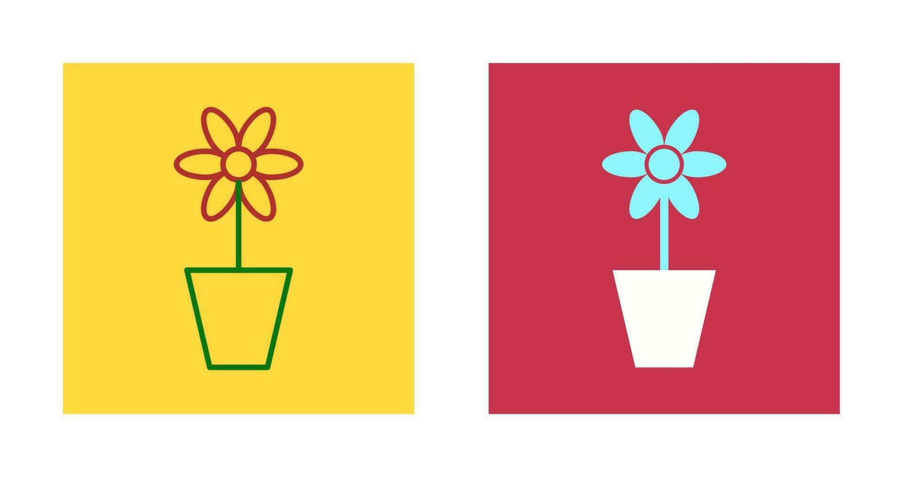 Flower Pot Vector Icon