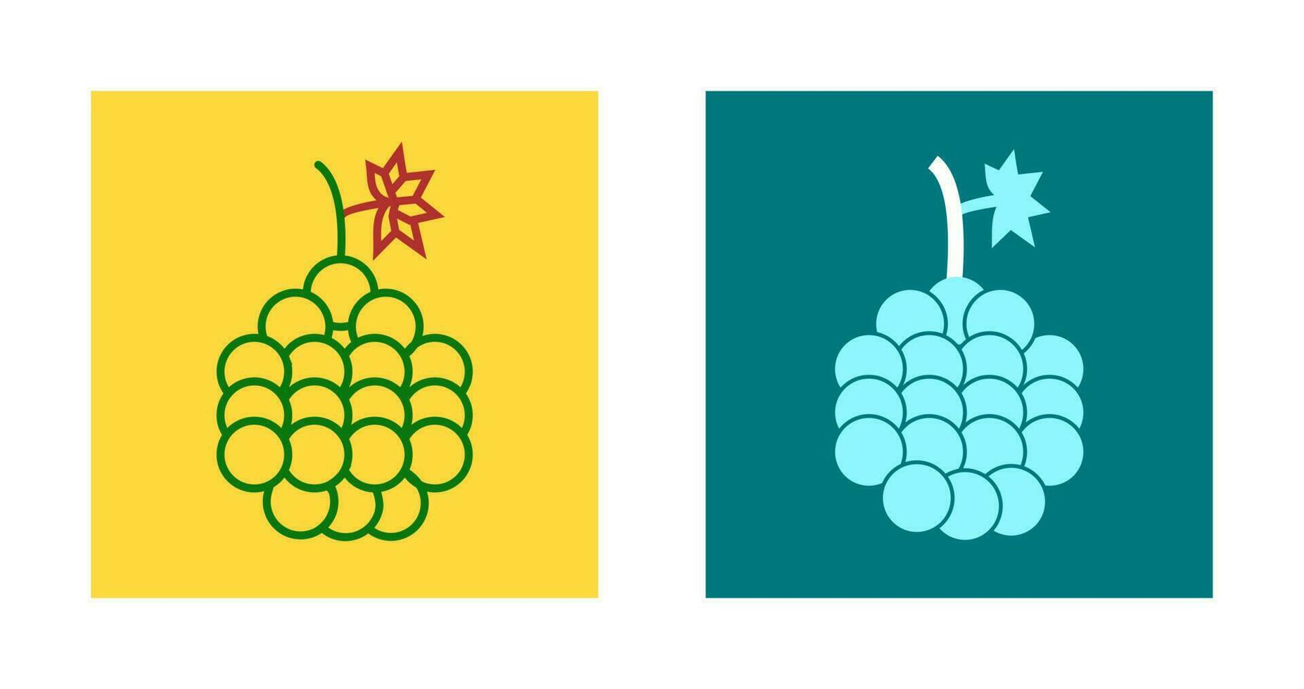 Grapes Vector Icon