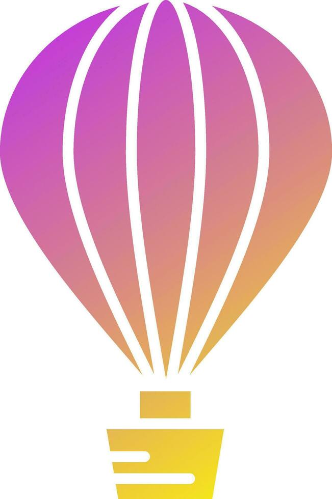 icono de vector de globo de aire