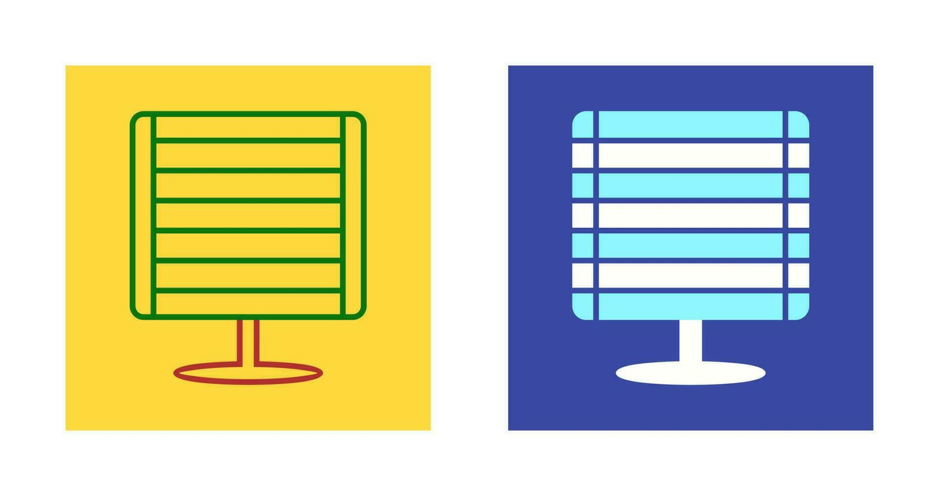 Infrared Heater Vector Icon