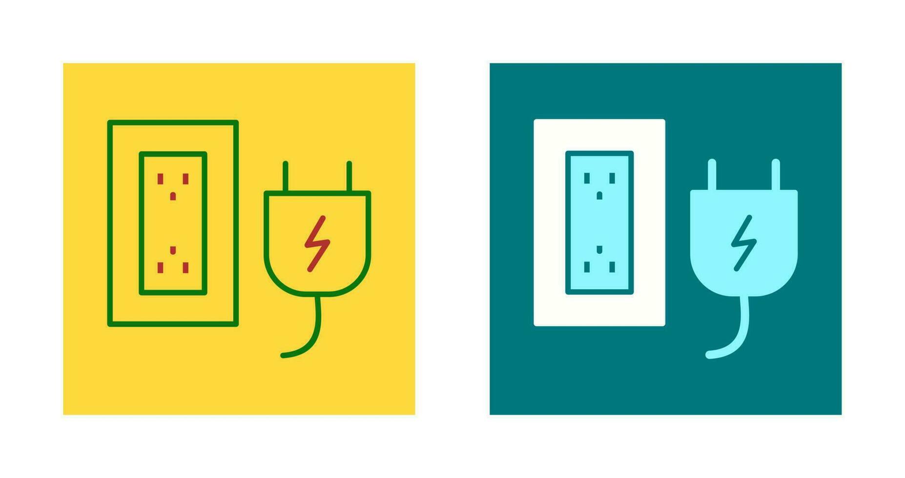 Plug and Socket Vector Icon