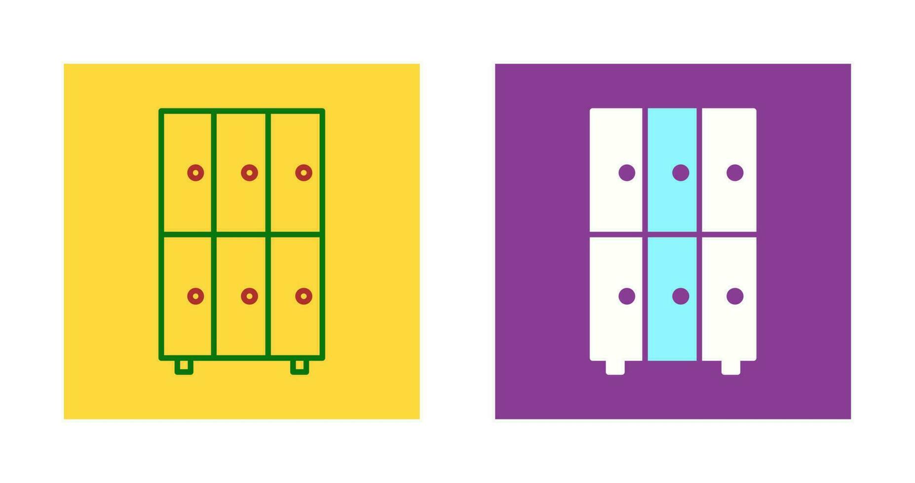 Lockers Vector Icon