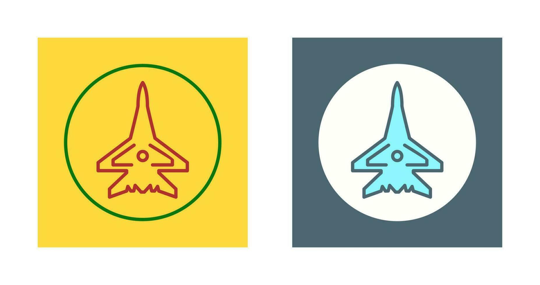 Fighter Plane Vector Icon