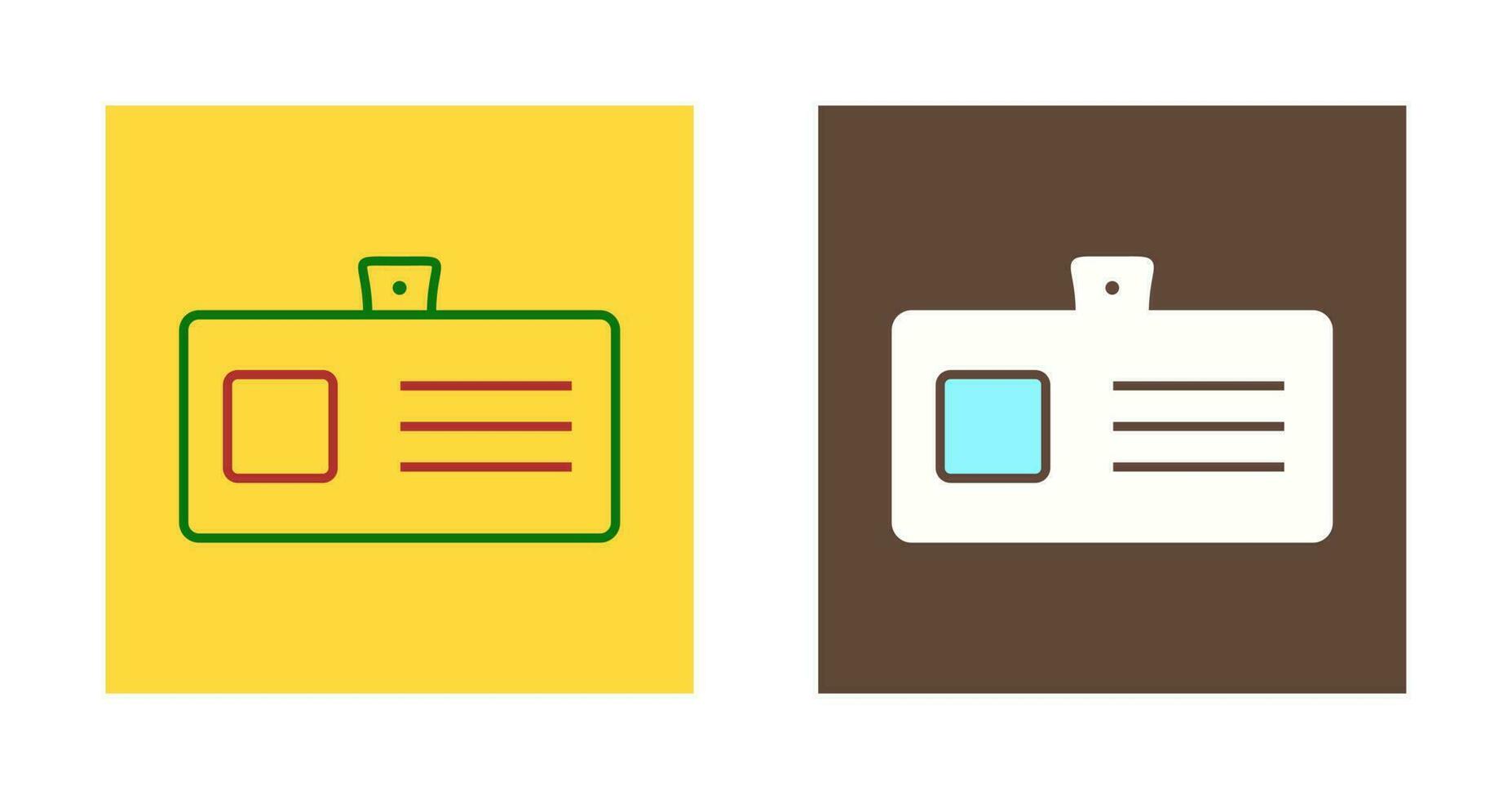 Identity Card Vector Icon