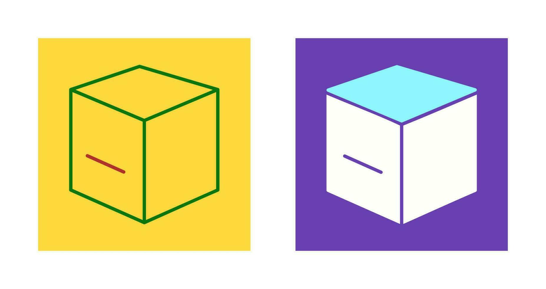 Cube Vector Icon