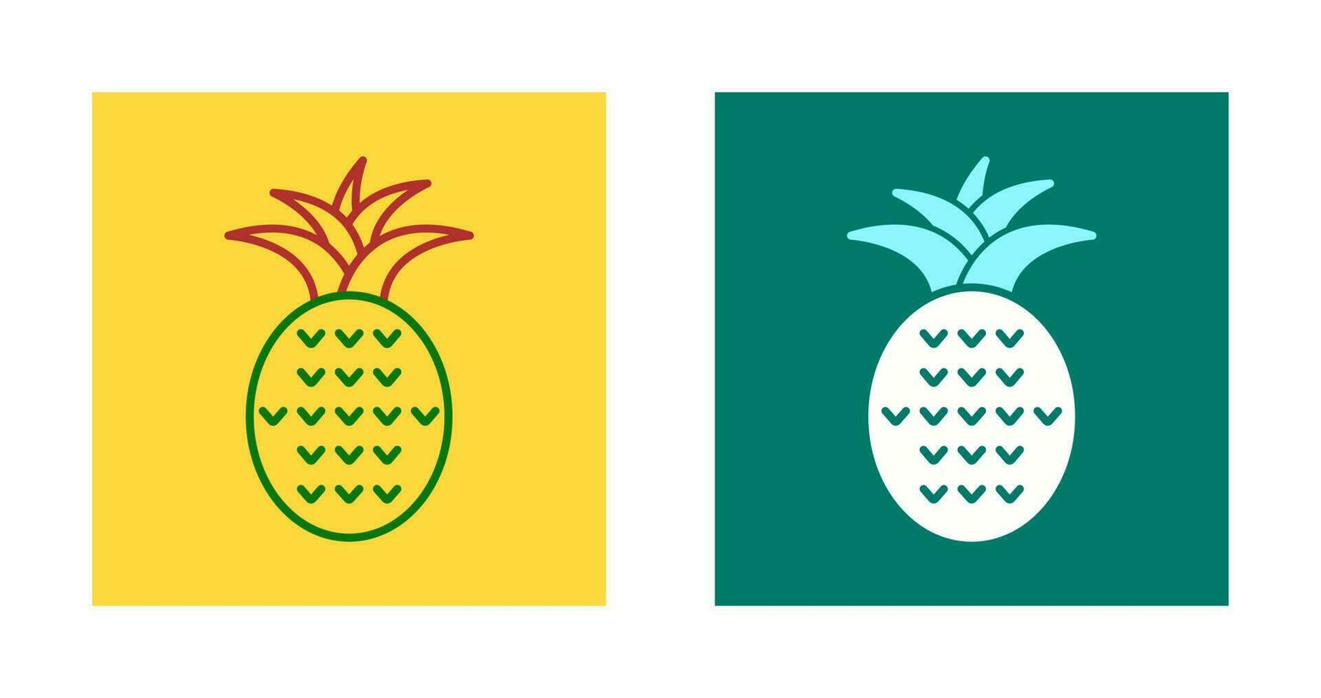 icono de vector de piña