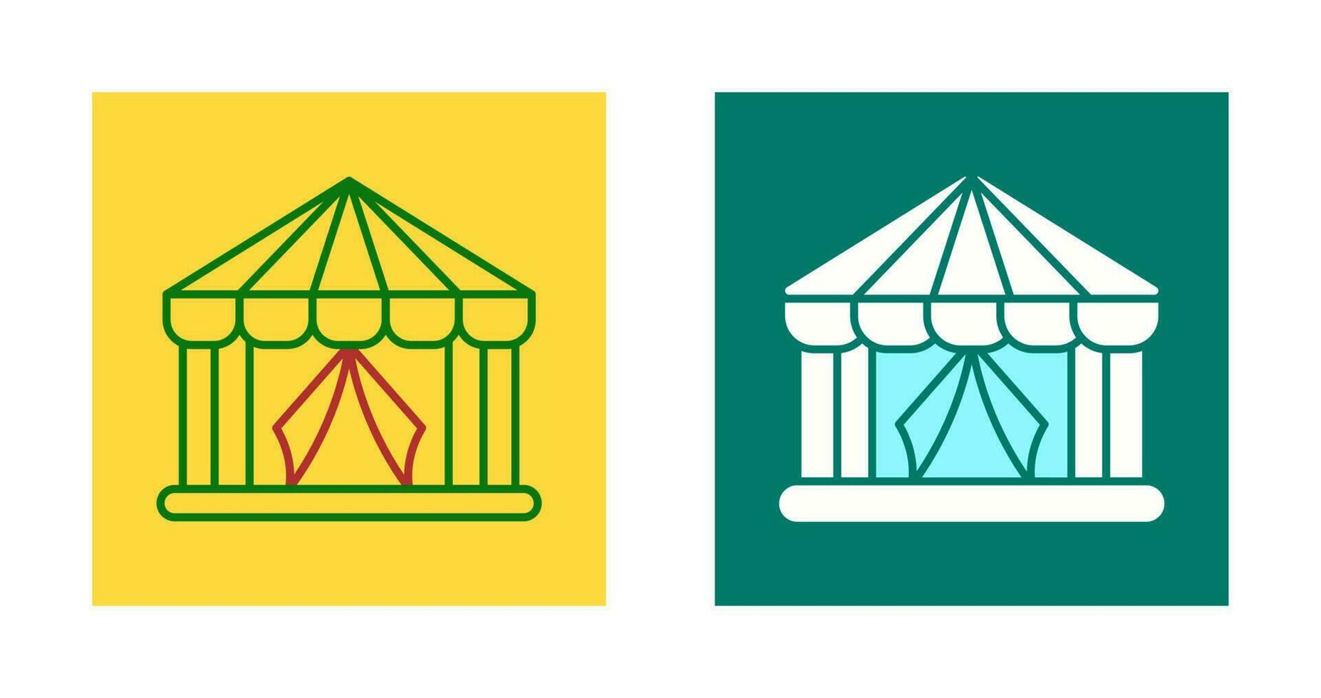 Circus Tent Vector Icon