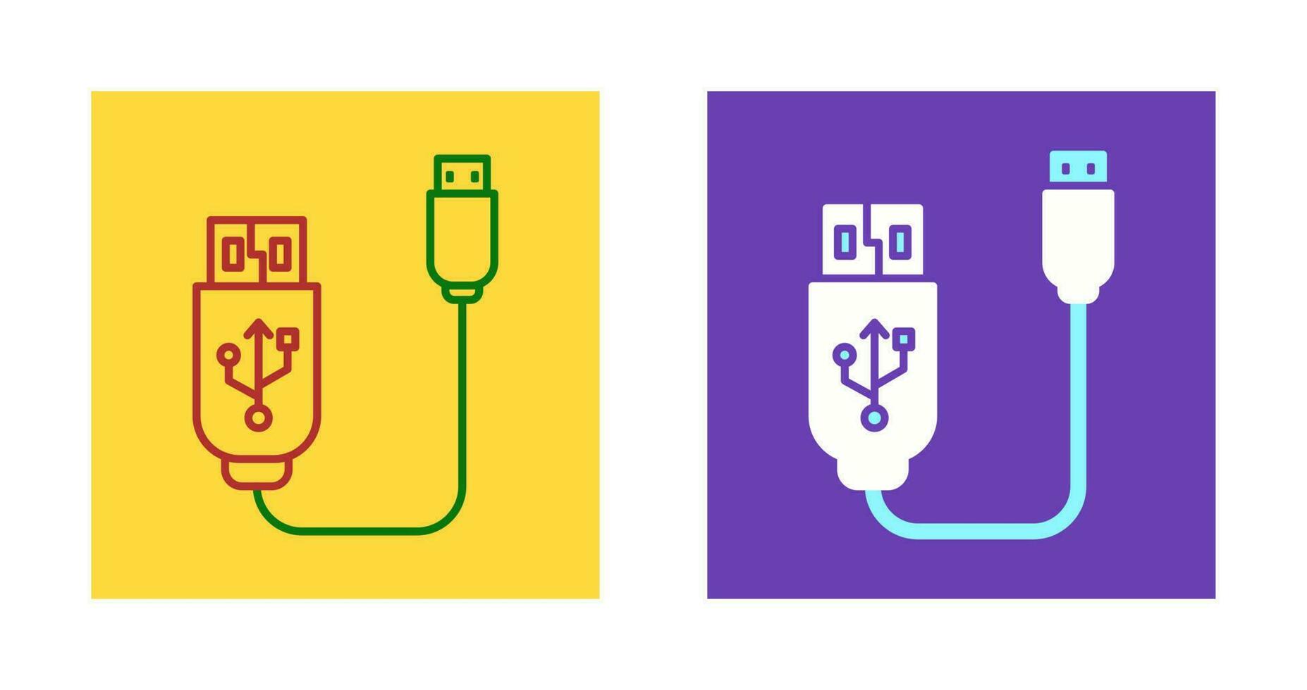 Usb Cable Vector Icon