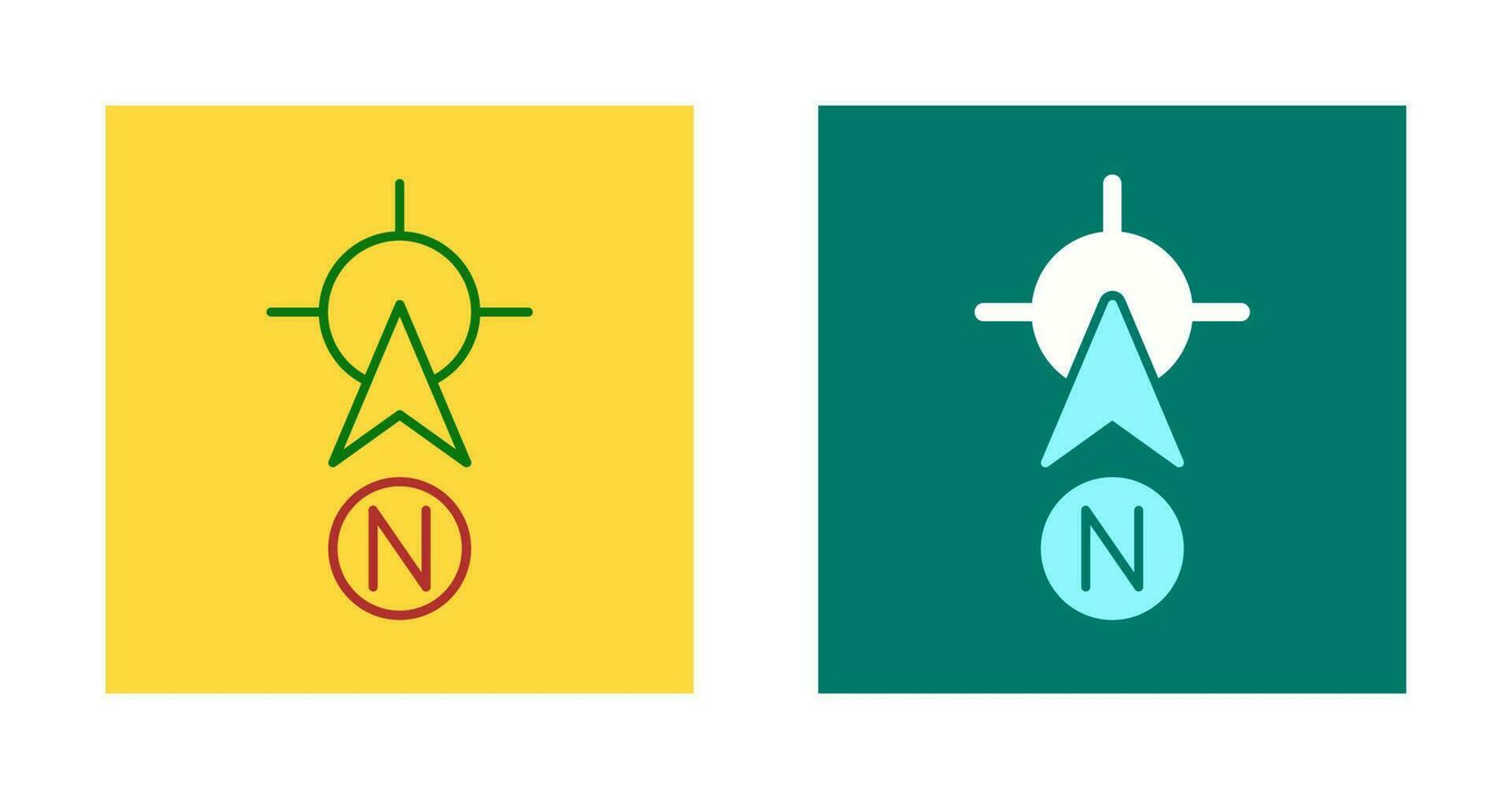 North Vector Icon