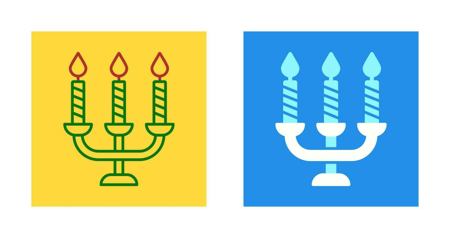 icono de vector de velas