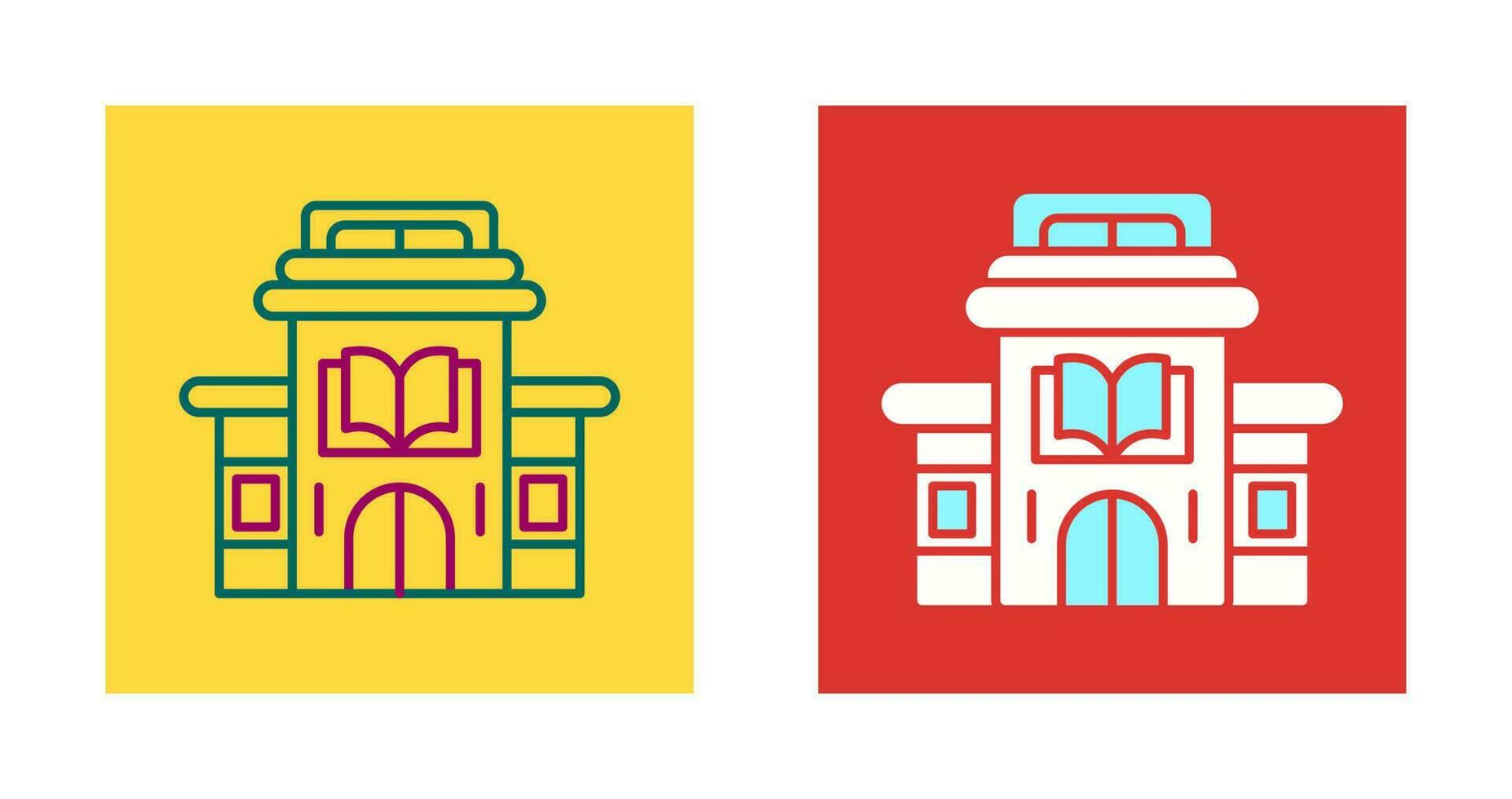 Library Vector Icon