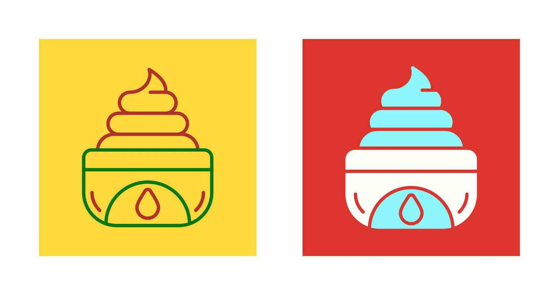 Cream Vector Icon