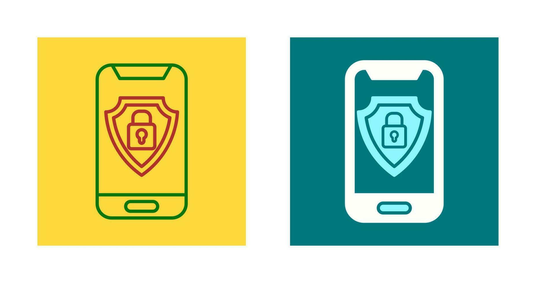 Mobile Security Vector Icon