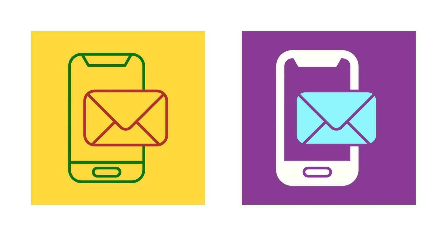 Phone Mail Vector Icon