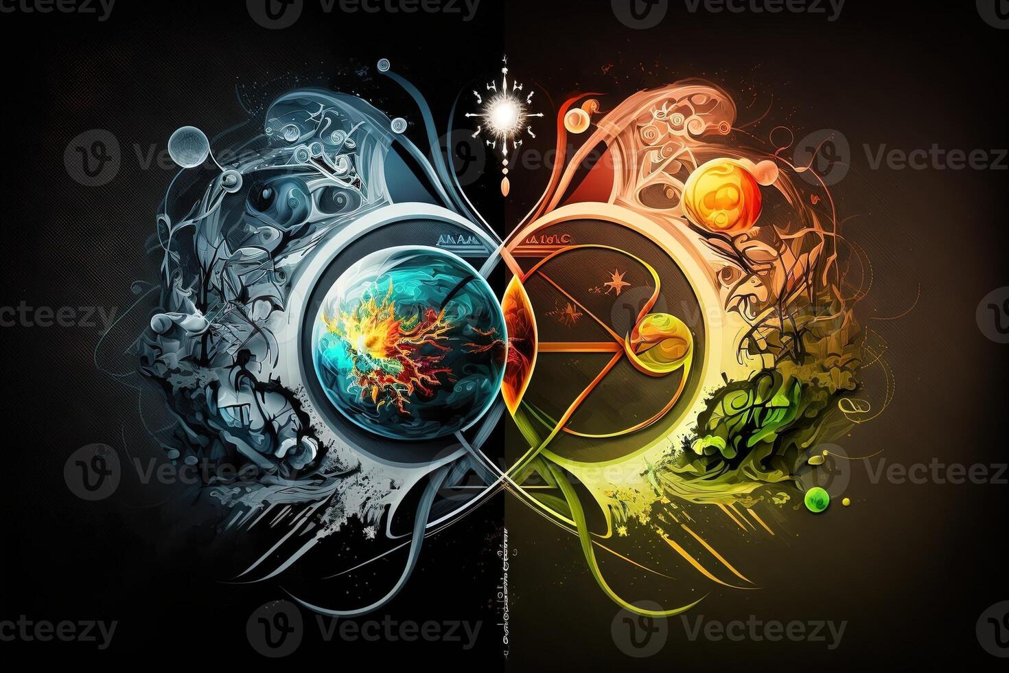 World Science Day for Peace and Development background design abstract illustration photo