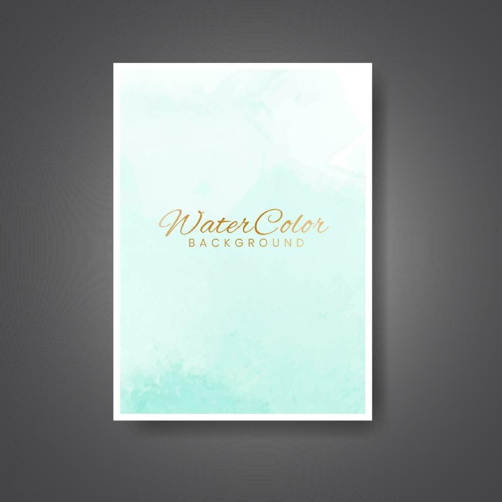 Cards with watercolor background. Design for your cover, date, postcard, banner, logo. vector