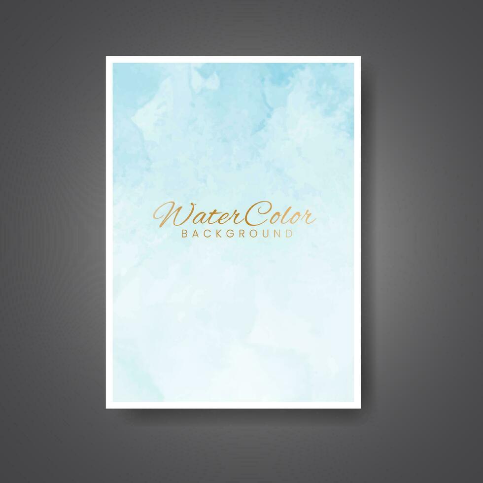 Cards with watercolor background. Design for your cover, date, postcard, banner, logo. vector