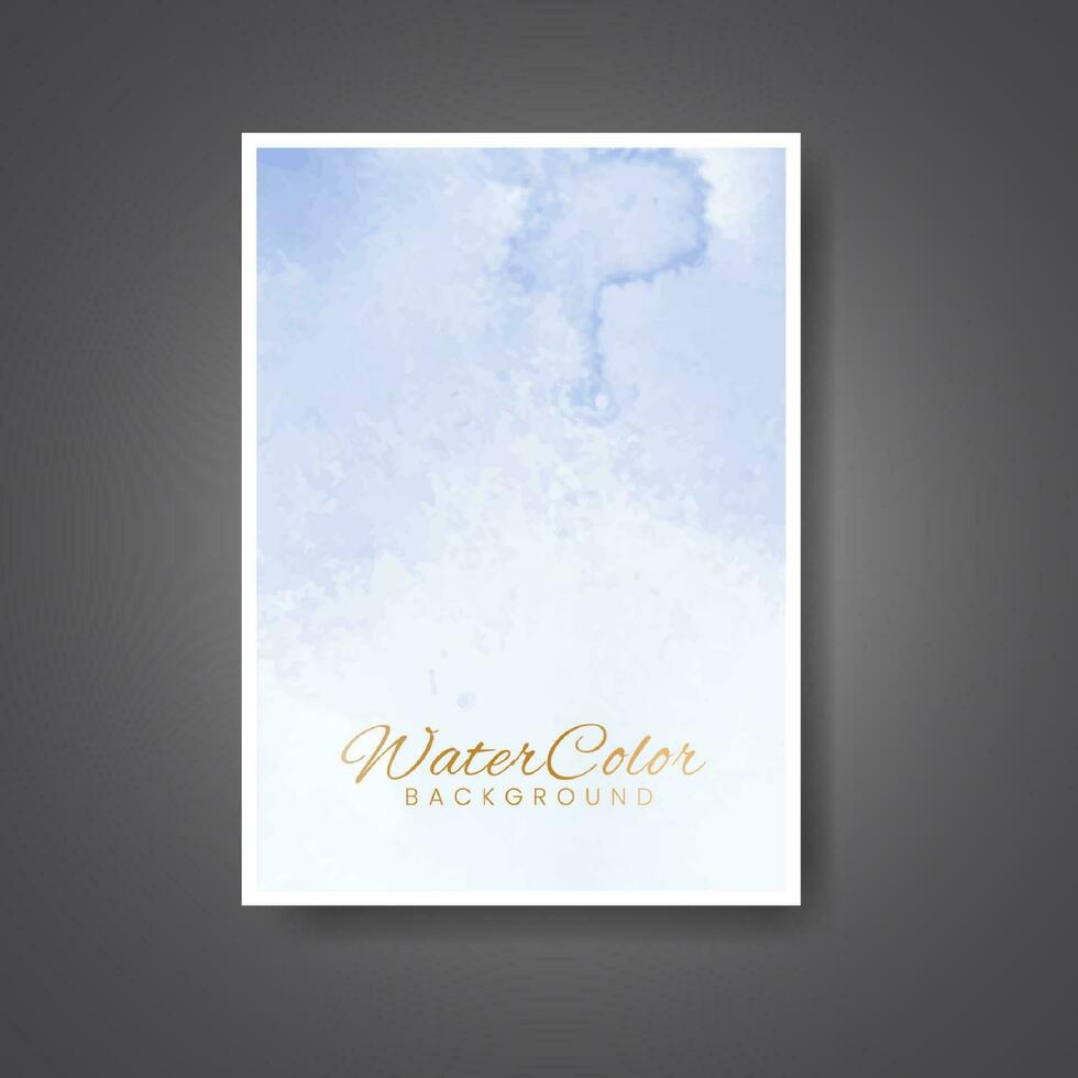 Cards with watercolor background. Design for your cover, date, postcard, banner, logo. vector