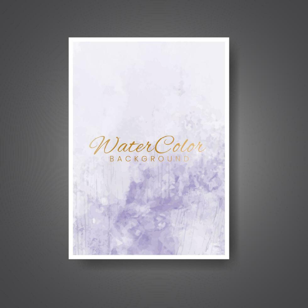Cards with watercolor background. Design for your cover, date, postcard, banner, logo. vector