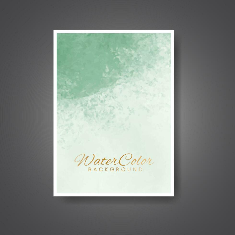 Cards with watercolor background. Design for your cover, date, postcard, banner, logo. vector