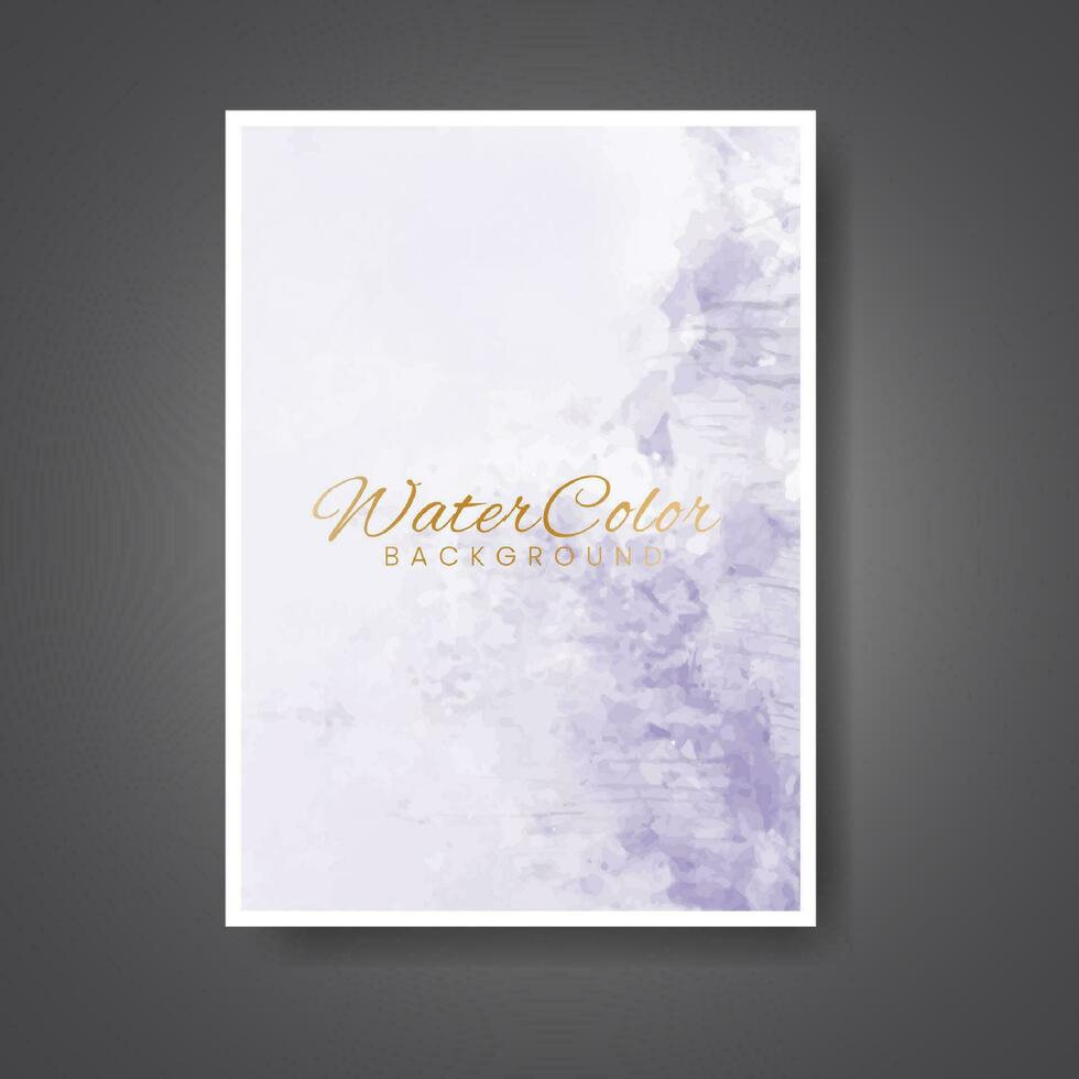 Cards with watercolor background. Design for your cover, date, postcard, banner, logo. vector